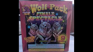 WOLF PACK FINALE SPECTACLE BY PHANTOM BRAND FIREWORKS 9 SHOT 500 GRAM NOAB FRIDAY SEASON 1 EP6 [upl. by Naimad]