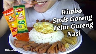 ASMR  Kimbo Sosis Goreng Telor Goreng amp Nasi whisper [upl. by Devland]