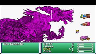 Final Fantasy V Low Level  Neo Exdeath Solo Shield Only [upl. by Adnilak774]