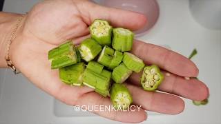 Le gel de Gombo  DIY Okra gel styling natural Hair [upl. by Brawner271]