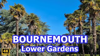 BOURNEMOUTH  4K  Dorset England  Lower Gardens [upl. by Tillinger]