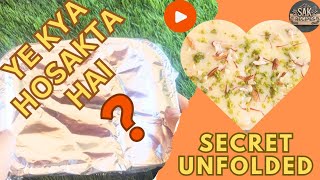 Foil Ke Andar Kya Hai  Shahi Dessert Ka Raaz  Janiye Is Sweet Dish Ka Hidden Secret🤫 [upl. by Ahsei]