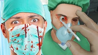 BECOME A DOCTOR IN VIRTUAL REALITY  Surgeon Simulator VR [upl. by Hettie821]