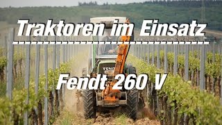 Traktoren im Einsatz Fendt 260 V beim Scheibeneggen im Weinberg FULL HD Film [upl. by Edmund335]