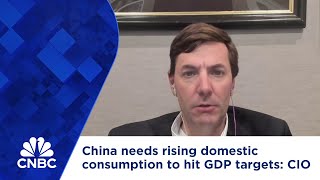 China needs rising domestic consumption to hit GDP targets CIO [upl. by Micheline]