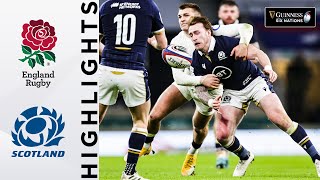 England v Scotland  HIGHLIGHTS  Historic Calcutta Cup Clash  Guinness Six Nations 2021 [upl. by Nauj]