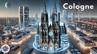 🚀 Cologne 2100 AIGenerated Future Landmarks 🌆 FutureVision [upl. by Anihcak]