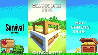 Ultimate Minecraft Survival House Build – Survive in Style [upl. by Hanafee]