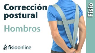 Ejercicio de corrección postural con cincha para hombros adelantados y espalda encorvada [upl. by Ynohtnacram890]