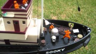 Sooky The Graupner Bugsier 3 Mod RC Tug Boat in Adelaide [upl. by Ibur]