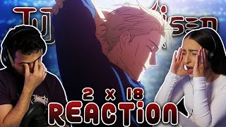 ABSOLUTELY SHATTERED 😭💔 Jujutsu Kaisen 2x18 REACTION  quotRight and Wrongquot [upl. by Llerehc]