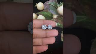 Diamond Celebrity’s Men’sWomens Floral 925 Silver Yellow 100ct VVS ‘D’ Moissanite Stud Earrings [upl. by Birkett]