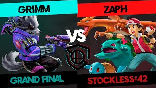 STOCKLESS 42 Grand FInal  Grimm Wolf vs Zaph Pokémon Trainer [upl. by Leile]