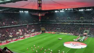 1 FC Köln  Hamburger SV  Hymne amp Einlauf der Teams  Saison 201617 [upl. by Charis]