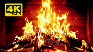 🔥 Cozy Fireplace 4K 12 HOURS Fireplace with Crackling Fire Sounds Fireplace Burning 4K [upl. by Nivram]