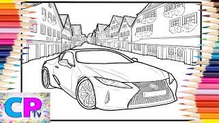 Lexus LC 500Lexus Coloring PagesCopic Markerscoloringpagestv Elektronomia  EnergyNCS Release [upl. by Strohl]