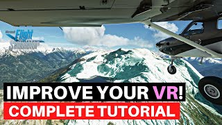 MSFS  NIS SCALER TUTORIAL  IMPROVED VR [upl. by Haropizt]