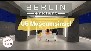 4K UBahn Berlin  Station Museumsinsel  Sternenhimmel im Untergrund [upl. by Hacim]