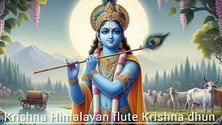 Krishna Himalayan flute Krishna dhunn  melodiousflute krishnabhajan flutevibes krishnadivine [upl. by Eanerb]