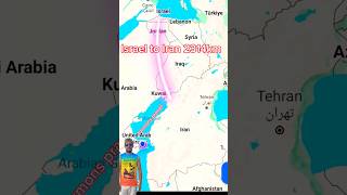 Israel attack Iran distance map israel iran attack history [upl. by Margarete]