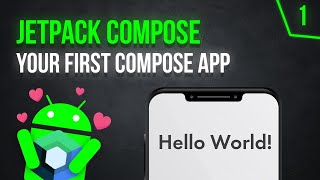 Creating Your First Jetpack Compose App  Android Jetpack Compose  Part 1 [upl. by Gerti]