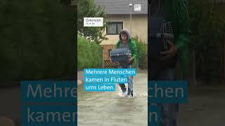 Hochwasser Dramatische Lage bei unseren Nachbarn  BR24 Shorts [upl. by Nylarat]