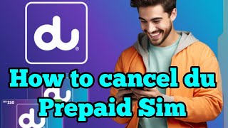 How to cancel du prepaid sim online  How to get du list same number [upl. by Mauchi]