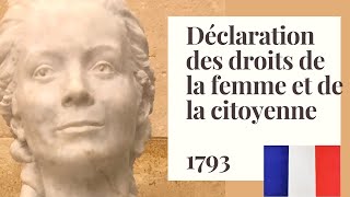 Féministe en 1793  découvrez Olympe de Gouges feminism [upl. by Yesnik983]