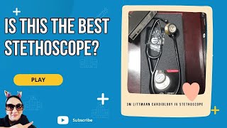 3M Littmann Cardiology IV Stethoscope Black Edition  Product Review [upl. by Gower665]