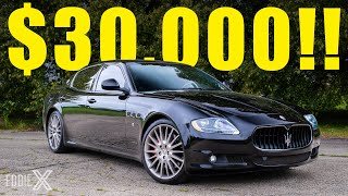 2009 Maserati Quattroporte Sport GTS Review  30k Exotic 4Door [upl. by Acacia]