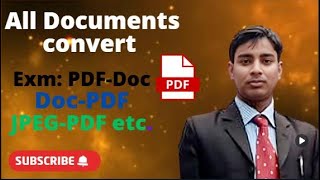 PDF to Doc JPG PNJ JPG to PDF Doc to PDF যেকোন ডকুমেন্ট নিমিষেই কনভার্ট করুন অন্য ফরমেটে। [upl. by Aleihs]