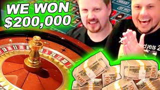 Our BIGGEST WINS EVER on Roulette Las Vegas [upl. by Lonergan409]