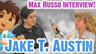 Jake T Austin EXCLUSIVE Interview  DIEGO voice and WIZARDS of WAVERLY PLACE [upl. by Ahsinet]