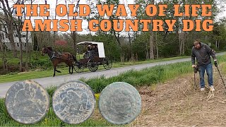 COOL OLD COINS FOUND WHERE LIFE SEEMS TO BE IN THE PAST  ONE A TOTAL SHOCKER  AMISH COUNTRY DIG [upl. by Seka]