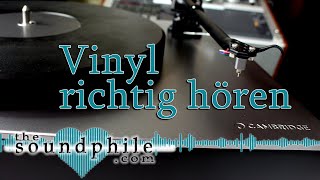 VinylPlattenspieler richtig einstellen  WorkshopTutorial The Soundphile [upl. by Grogan]