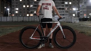 НОВАЯ РАМА ПЕТРА ВЛОГ FIXEDGEAR [upl. by Tebasile]