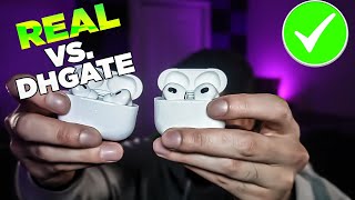 Airpod Generation 3 vs DHGATE Airpod Generation 2  BEST Airpods DHGATE [upl. by Lenox]