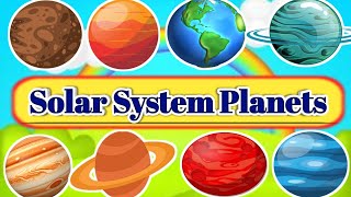 Solar System Planets NamePlanets Name in English And Hindi 8 Planets Nameplanets kidslearning [upl. by Arihaz]