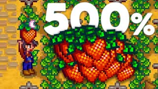 Stardew Valley where Crops Are Multiplied By 500 [upl. by Ainoval]