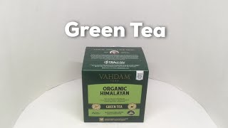 Vahdam Organic Himalayan Green Tea [upl. by Omoj]