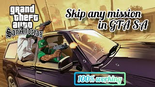 skip mission in gta san andreas [upl. by Juliana]