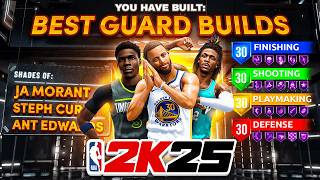 BEST GUARD BUILDS IN NBA 2K25 THESE POINT GUARD BUILDS ARE DOMINATING BEST POINT GUARD BUILD 2K25 [upl. by Layor]