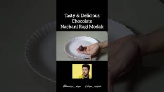 Chocolate Modak  Ragi  Nachni  Modak Making mould modak shorts youtube [upl. by Aba]