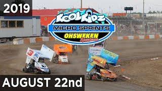 08222019  Micro Sprint racing from Ohsweken Speedway [upl. by Prima]