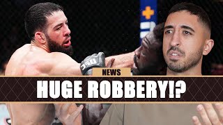 HORRIBLE STOPPAGE UFC Fight Night REACTION  Cannonier vs Imavov  MMArcade News [upl. by Aixela]