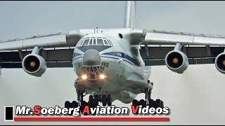 HEAR and SEE the Ilyushin Il76 Ukrainian AF ARRIVAL at Kleine Brogel [upl. by Tandy]