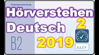 Telc B2 Prüfung Modelltest 2 B2 allgemein Hörverstehen Deutsch [upl. by Vance]