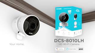 mydlink HD WiFi Camera DCS8010LH [upl. by Cilurzo324]