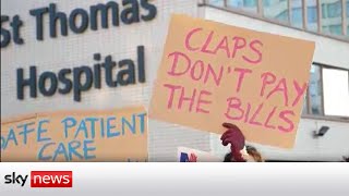 Nurses strike A tragic day for the NHS [upl. by Kenley]