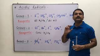 Qualitative Analysis of Inorganic Salts Acidic Radicals  Practical of Salt Analysis Class 11 amp 12 [upl. by Lamson]